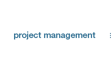 menu: project management